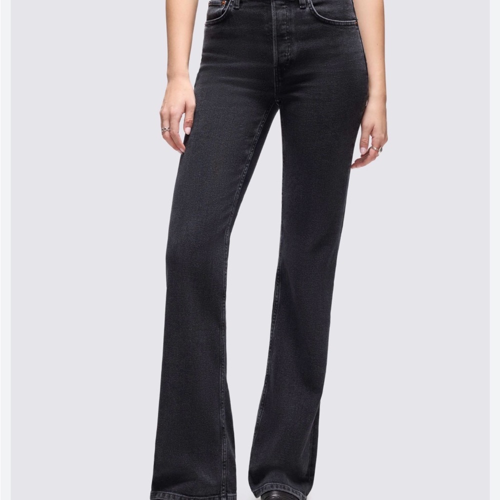 NWT Re/Done Black Flare Women's Jeans